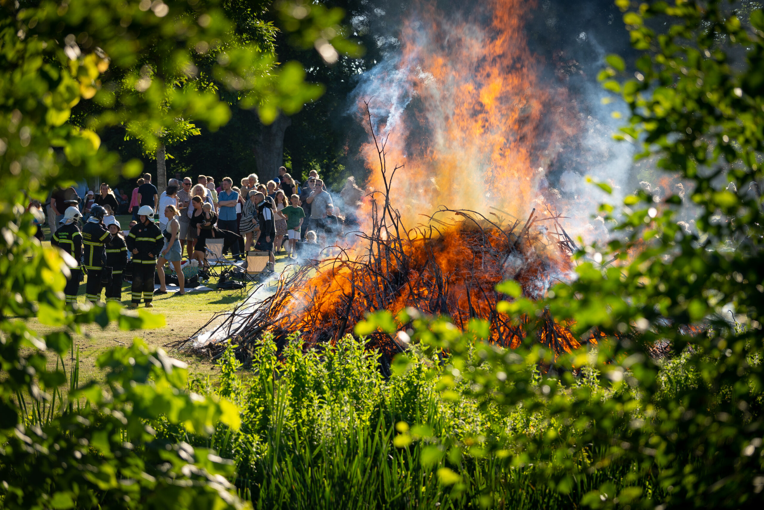 Sankthans med udstillingsåbning af Hestens Fortællinger