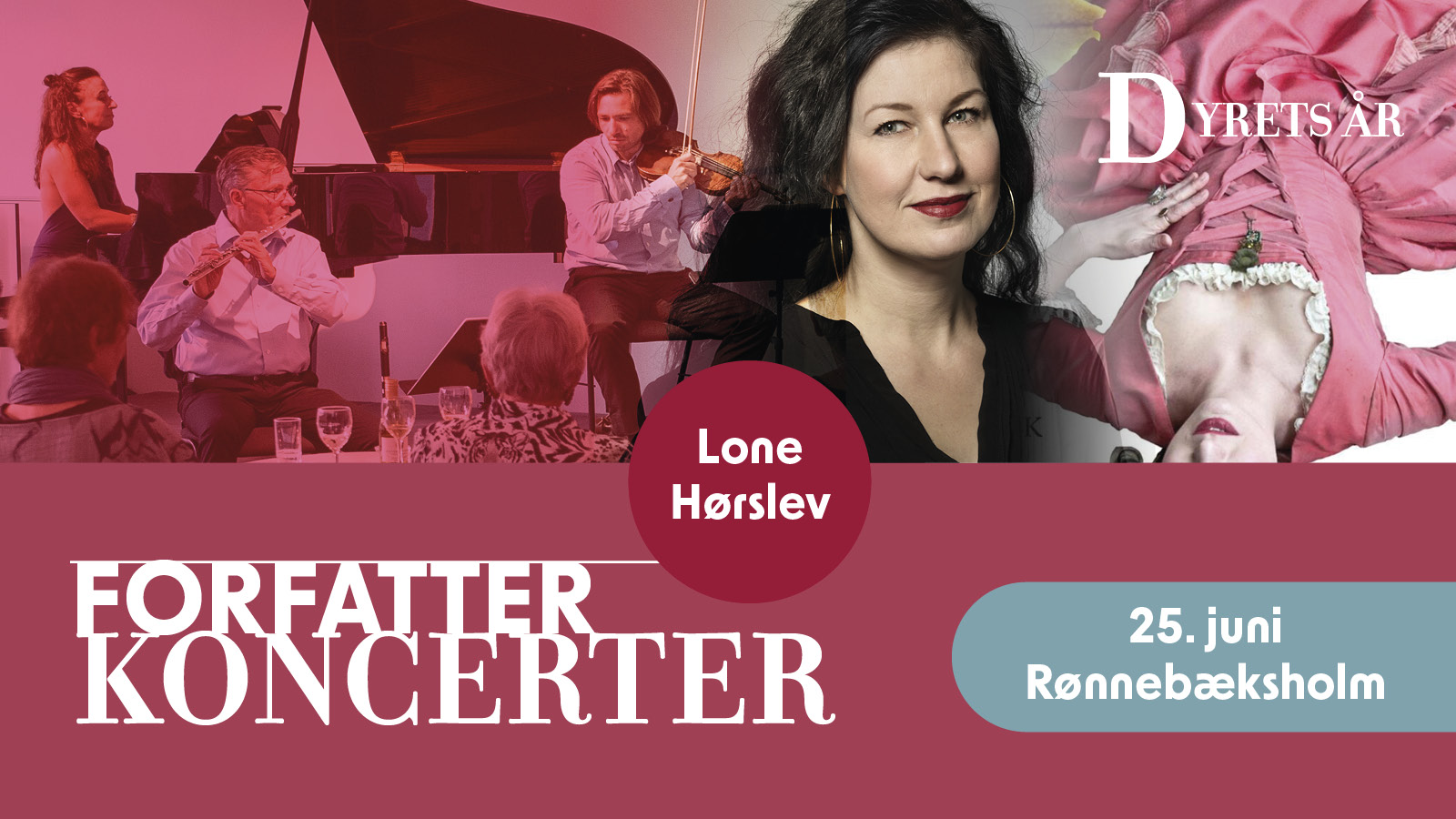 Forfatterkoncert: Lone Hørslev & Ensemble Storstrøm